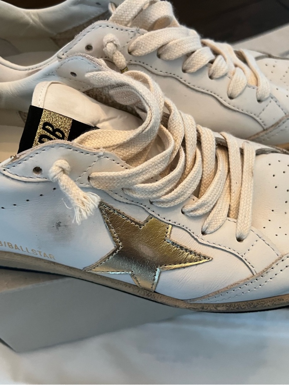Golden Goose Ballstar White Sneakers